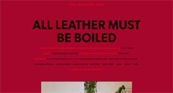 Desktop Screenshot of boiledleather.com